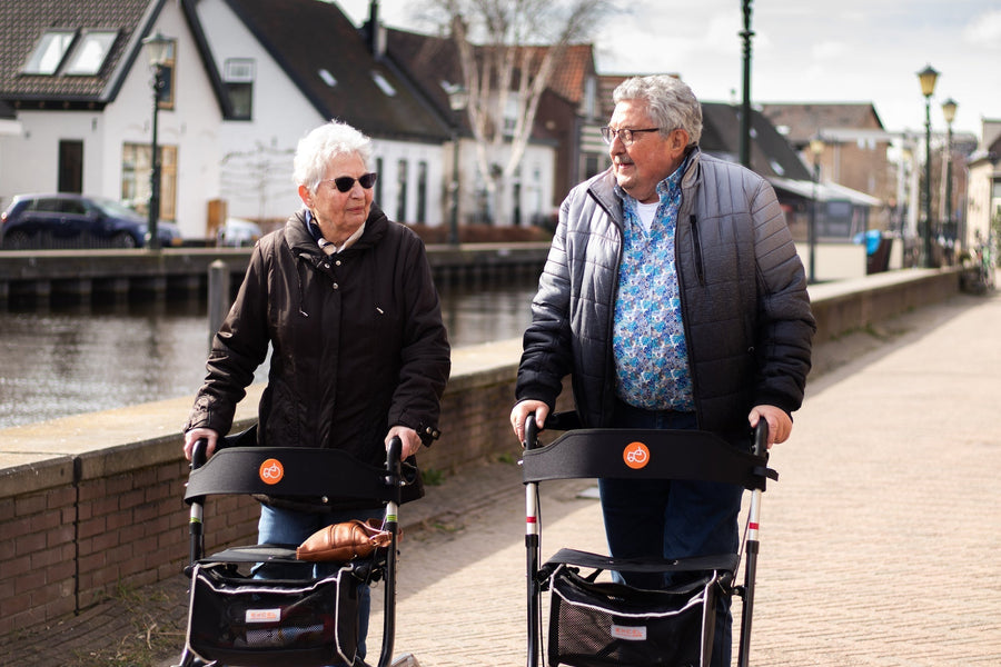 Tips rechtop lopen rollator